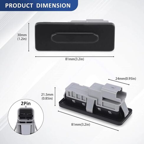 Tailgate Handle Button Compatible with Megane IV Hatchback for Scenic IV for Talisman 2016-2025 Car Tailgate Release Switch Rear Trunk Lid Boot Button 90606-9264R in Saudi Arabia