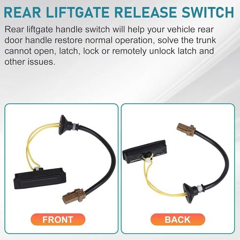 Tailgate Handle Button Compatible with Nissan for Maxima Sv 3.5l 2009-2014 Trunk Lid Lock Release Handle Switch 25380-eg010 25380 Eg010 25380eg010 in Saudi Arabia
