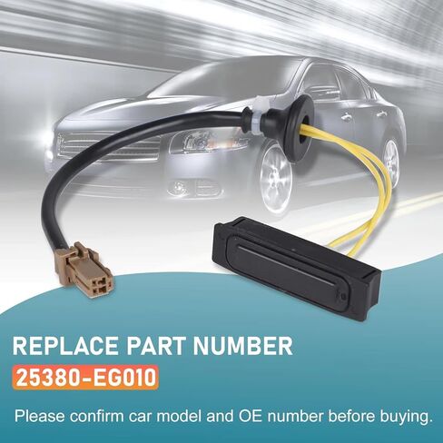 Tailgate Handle Button Compatible with Nissan for Maxima Sv 3.5l 2009-2014 Trunk Lid Lock Release Handle Switch 25380-eg010 25380 Eg010 25380eg010 in Saudi Arabia
