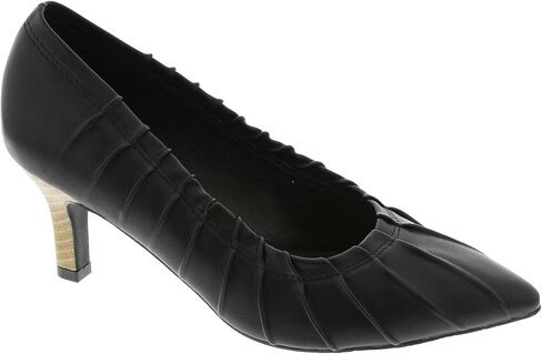Masseys Women's Bella Pleated Mid Heel Pump in Saudi Arabia