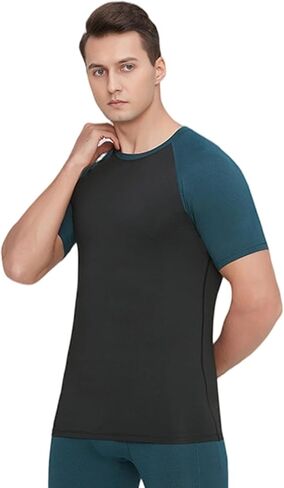 Men's Casual Raglan Tee | Short Sleeve Athletic Workout Shirt for Bodybuilding & Everyday Wear in Saudi Arabia