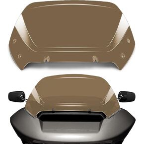 10 بوصات فاصل الرياح للزجاج الأمامي المموج يناسب Harley Davidson CVO Road Glide FLTRXSE 2023-up، CVO Road Glide ST FLTRXSTSE 2024-up، Road Glide FLTRX 2024-up، 2026-up FLTRT&FLTRXL in Kuwait