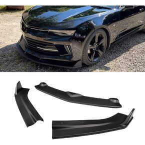 Front Lip Compatible with Chevy Camaro LT LS SS 2016-2018 Front Splitter Matte Black in Kuwait