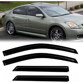 Window Rain Guards Compatible 07-12 Nissan Altima 2007 2008 2009 2010 2011 2012 4PC Window Visors Vent Shade Deflector in Saudi Arabia