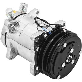 345-4547 A/C Compressor SD5H09 12V Compatible with Caterpillar CAT 259D 279D 289D 299D 257D 277D 287D 236D 242D 246D 262D 272D Replaces# CA345-4547 3454547 5093951 in Kuwait