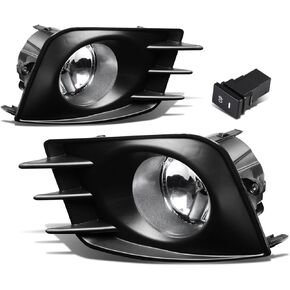 مجموعة مصابيح الضباب الأوتوماتيكية المتوافقة مع 2011-2013 Toyota Scion tC، استبدال مصباح الضباب مع مفتاح الإطار ومجموعة الأسلاك، جانب السائق والراكب، عدسة كهرمانية in Kuwait