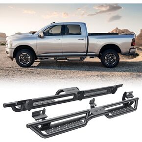 LASFIT 6 Inch Side Steps Running Boards Fit for Ram 1500 2009-2018, 1500 Classic 2019-2026, 2500/3500 2010-2026 Crew Cab, 3D-Scanned OEM Fit, 600+ Lbs Heavy-Duty Strength, Side Step Rail Nerf Bars in Kuwait