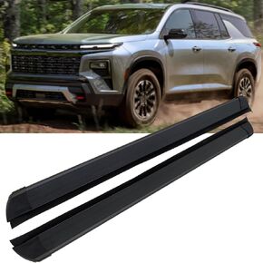 All Black Running Board Side Step Fits for Chevy Traverse 2024 2025 2026 Aluminum Side Bar Car Protect Stairs Pedals with Mounted Brackets Screws 2PCS/Set in Saudi Arabia
