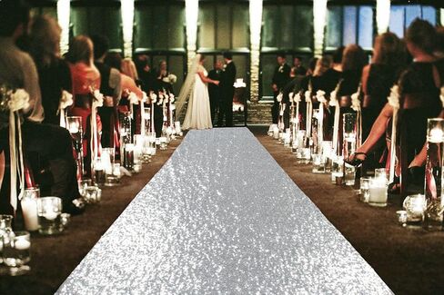 ShinyBeauty Gold Aisle Runners 2FTx15FT السجاد عداء للحزب بريق عداء لحفل الزفاف الممر عداء الذهب N105 in Saudi Arabia