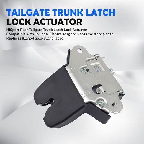 مشغل قفل مزلاج الباب الخلفي من HiSport - متوافق مع Hyundai Elantra 2015 2016 2017 2018 2019 2020 يستبدل 81230-F2010 81230F2010 in Kuwait