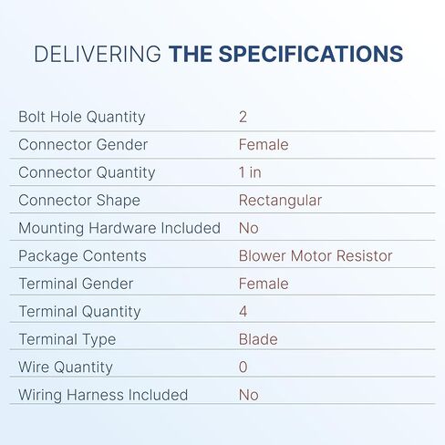 مقاوم محرك المنفاخ متوافق مع إنفينيتي QX56، نيسان أرمادا فرونتير باثفايندر تيتان، سوزوكي خط الاستواء، وحدة التحكم في سرعة مروحة HVAC، استبدال 27151ZW00A in Kuwait