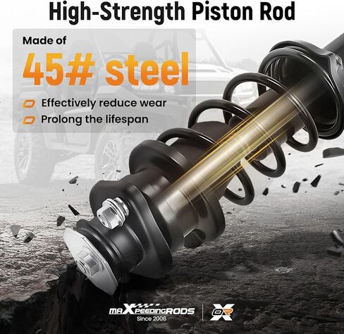 maXpeedingrods 45023-1005 Front Shocks for Kawasaki Mule 2010 2020 4x4 1990-1992, for Mule 2500 2510 2520 4x4 1993-2000, for Mule 3000 3010 3020 2001-2006, for Mule 4000 4010 4x4 2009-2018 in Saudi Arabia