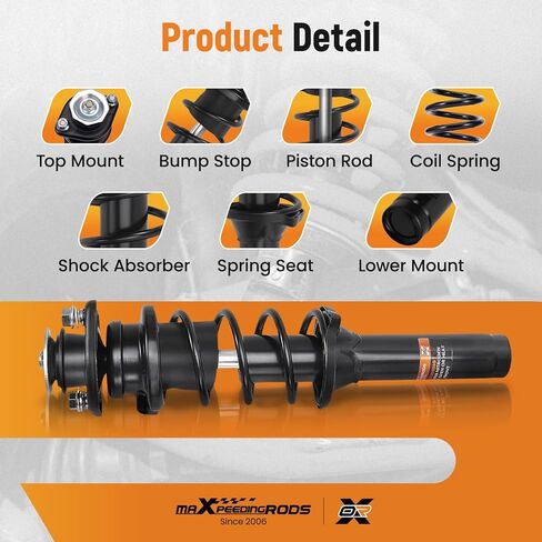 maXpeedingrods 45023-1005 Front Shocks for Kawasaki Mule 2010 2020 4x4 1990-1992, for Mule 2500 2510 2520 4x4 1993-2000, for Mule 3000 3010 3020 2001-2006, for Mule 4000 4010 4x4 2009-2018 in Saudi Arabia