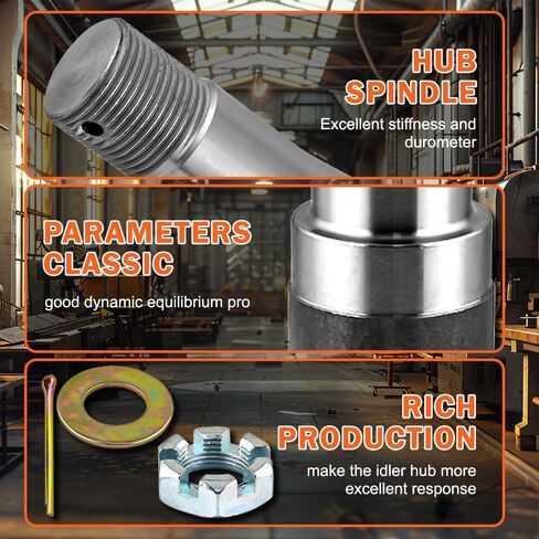 محور دوران المقطورة رقم 84 EZ Lube Spindle لمحور مقطورة مستدير 3500 رطل 1-3/4" in Kuwait