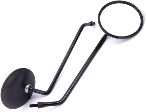 Scooterworks MRBUD1BLACK Mirror Set (Black); Buddy in Kuwait