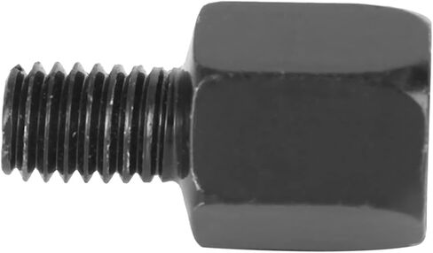 F FIERCE CYCLE 2pcs M10 LH to M8 LH Black Motorcycle Rearview Mirrors Adapter Bolt Screw Universal in Saudi Arabia