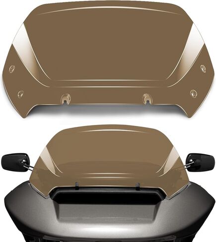 10 بوصات فاصل الرياح للزجاج الأمامي المموج يناسب Harley Davidson CVO Road Glide FLTRXSE 2023-up، CVO Road Glide ST FLTRXSTSE 2024-up، Road Glide FLTRX 2024-up، 2026-up FLTRT&FLTRXL in Kuwait