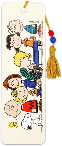 Peanuts Bookmark Set - Bundle with Bookmark with Tassle Featuring Snoopy, Charlie Brown, More Plus Stickers | Peanuts School Supplies for Boys Girls Kids in Saudi Arabia