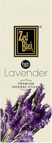 أعواد بخور اللافندر عدد 120 | بخور علاجي طبيعي ملفوف يدويًا للاسترخاء وتخفيف التوتر والتأمل واليوجا والصلاة | رائحة مهدئة تدوم طويلاً | زيد بلاك in Kuwait