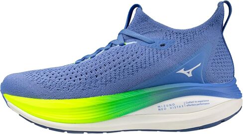 حذاء الجري Wave Neo Vista 2 للسيدات من Mizuno، أبيض فائق النعومة، مقاس US للسيدات 8.5 in Saudi Arabia