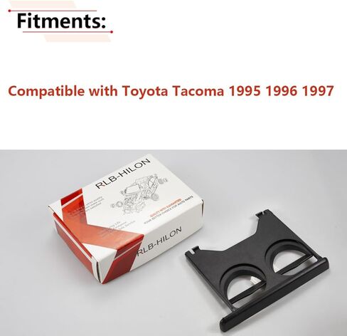 RLB-HILON Dash Mounted Dual Pull Out Cup Holder Insert Compatible with Toyota Tacoma 1995 1996 1997 Year in Saudi Arabia