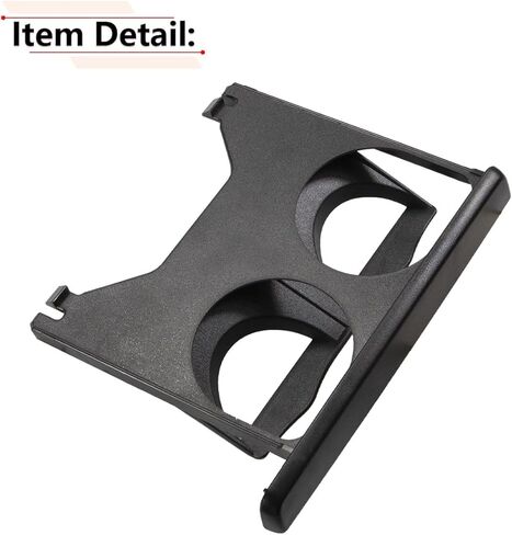 RLB-HILON Dash Mounted Dual Pull Out Cup Holder Insert Compatible with Toyota Tacoma 1995 1996 1997 Year in Saudi Arabia