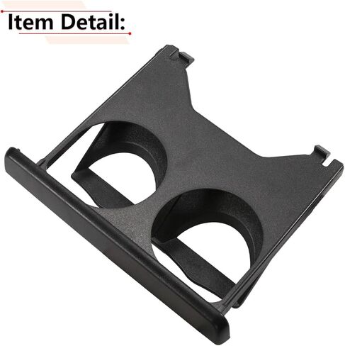 RLB-HILON Dash Mounted Dual Pull Out Cup Holder Insert Compatible with Toyota Tacoma 1995 1996 1997 Year in Saudi Arabia
