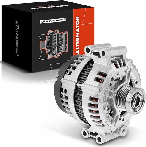 A-Premium Alternator Compatible with BMW E83 X3 2007-2010, 128i 08-13, 323i 07-11, 328i 07-13, 528i 08-10, X5 07-10, 2.5L 3.0L, 12V 180A CW 6-Groove Clutch, Replace# 12-31-7-550-968, 12-31-7-555-926 in Saudi Arabia