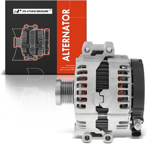 A-Premium Alternator Compatible with BMW E83 X3 2007-2010, 128i 08-13, 323i 07-11, 328i 07-13, 528i 08-10, X5 07-10, 2.5L 3.0L, 12V 180A CW 6-Groove Clutch, Replace# 12-31-7-550-968, 12-31-7-555-926 in Saudi Arabia