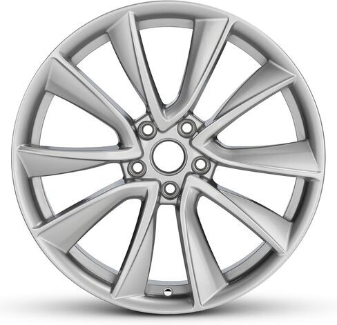 For 2017-2021 Tesla Model 3 19 Inch Powder-Coated Silver Alloy Rim - OEM Direct Replacement - Road Ready Car Wheel in Saudi Arabia