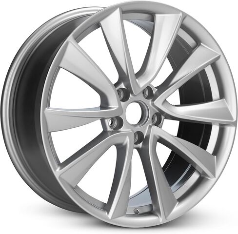 For 2017-2021 Tesla Model 3 19 Inch Powder-Coated Silver Alloy Rim - OEM Direct Replacement - Road Ready Car Wheel in Saudi Arabia