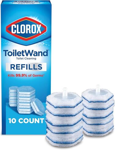 Clorox ToiletWand Toilet Cleaner Refills, Toilet brush, Original, 10 Count in Kuwait