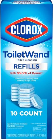 Clorox ToiletWand Toilet Cleaner Refills, Toilet brush, Original, 10 Count in Kuwait
