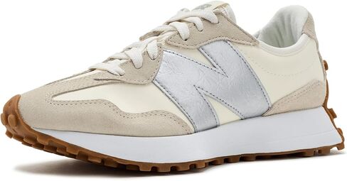New Balance Women's 327 Sneaker, Sea Salt/Castlerock, 11.5 in Saudi Arabia