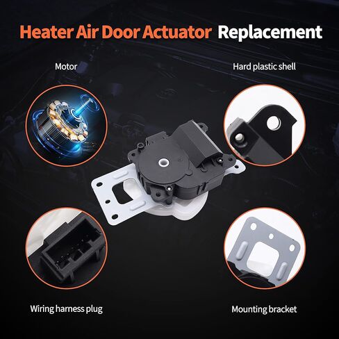 HiSport HVAC Heater Blend Door Actuator - Compatible with Honda CR-V 2007-2011 Replaces 79140SWAA01 604373 in Saudi Arabia