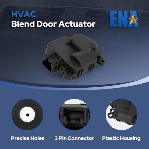 ENA HVAC Air Blend Door Actuator 604045 with Gear 926133 Compatible with Dodge Durango Jeep Grand Cherokee Kenworth T680 Peterbilt 579 2011 2012 2013 2014 2015 2016 2017 2018 2019 Replaces 68079488AA in Saudi Arabia