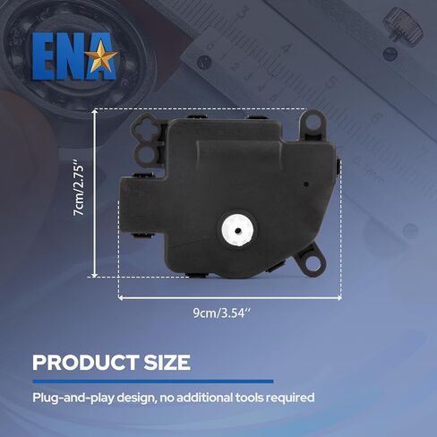 ENA HVAC Air Blend Door Actuator 604045 with Gear 926133 Compatible with Dodge Durango Jeep Grand Cherokee Kenworth T680 Peterbilt 579 2011 2012 2013 2014 2015 2016 2017 2018 2019 Replaces 68079488AA in Saudi Arabia