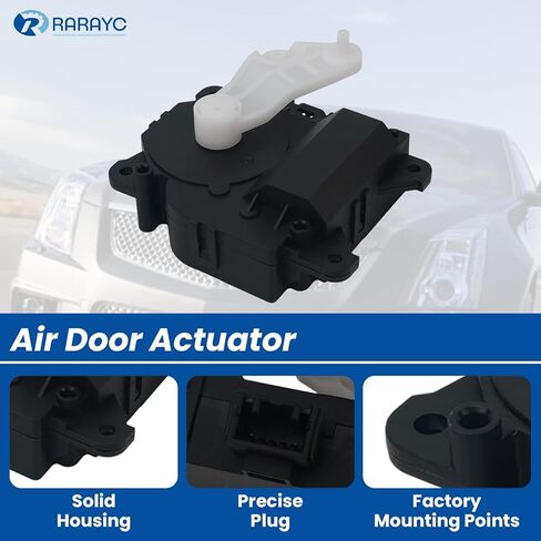 Direct Replacement HVAC Heater Blend Door Actuator for 2008-2015 Cadillac CTS Driver Side Temperature Control - Fits Part # 25865637 604-150 in Saudi Arabia
