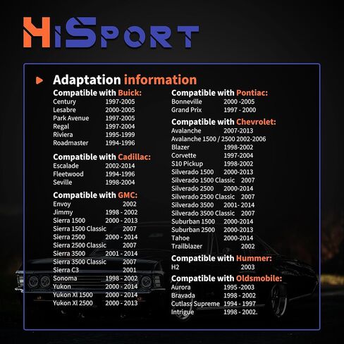 مشغل باب مزيج HiSport HVAC 604-106 52402588 15-72971 89018365 متوافق مع مركبات Buick وChevy وCadillac وGMC وHummer وIsuzu وOldsmobile وPontiac in Saudi Arabia