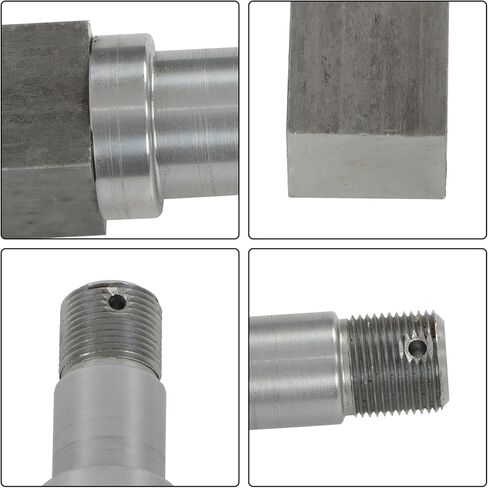 Silscvtt Square #84 Spindle 8-1/4 inch Overall Length 3-1/2 Spindle Length for 3500 Lbs with Fastening Accessories in Saudi Arabia