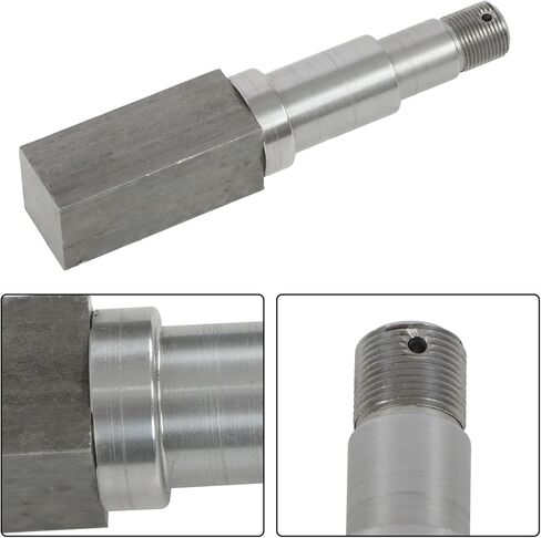 Silscvtt Square #84 Spindle 8-1/4 inch Overall Length 3-1/2 Spindle Length for 3500 Lbs with Fastening Accessories in Saudi Arabia