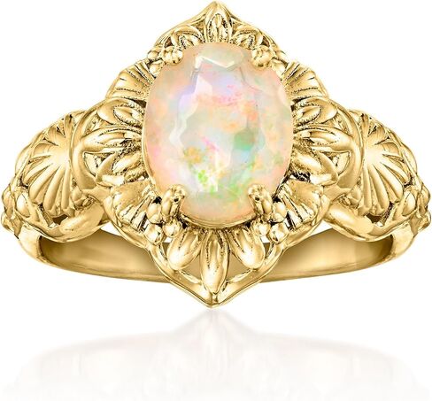 Ross-Simons Opal Marquise-Shaped Ring in 18kt Gold Over Sterling in Saudi Arabia