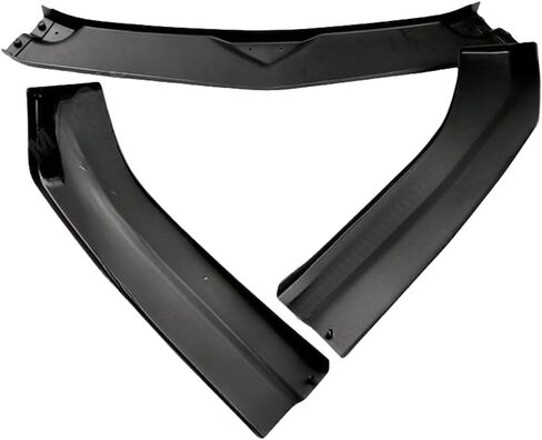 الشفة الأمامية متوافقة مع Chevy Camaro LT LS SS 2016-2018 Front Splitter Matte Black in Kuwait