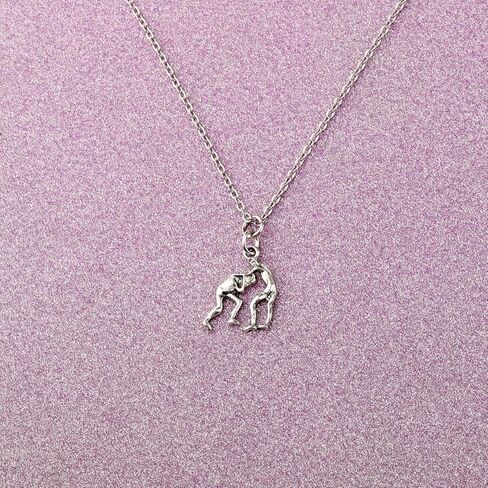 BLEOUK Wrestling Necklace Wrestler Gift Wrestling Coach Team Gift Training Inspirational Jewelry in Saudi Arabia
