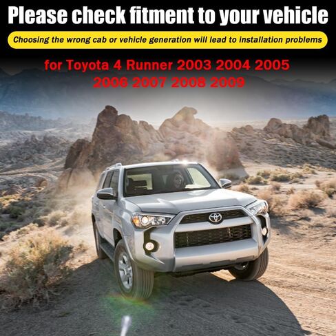 Window Visors Rain Guards for Toyota 4 Runner 2003 2004 2005 2006 2007 2008 2009 Accessories, Wind Deflectors Vent Shades for Toyota 4 Runner in Saudi Arabia