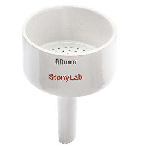 stonylab Porcelain Buchner Funnel 150 mm, Porcelain Buchner Filter Funnel OD 15 cm for Laboratory in Kuwait