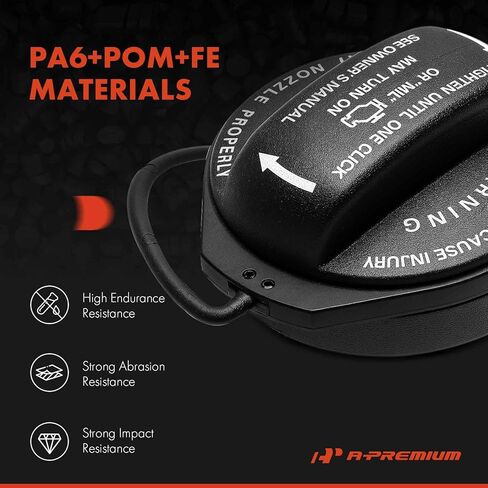 غطاء فتحة تعبئة خزان الوقود A-Premium متوافق مع Volkswagen Passat 2006-2010، Tiguan 2009-2011، CC 2009-2016، Eos 2007-2016 in Saudi Arabia