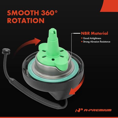 A-Premium Fuel Tank Filler Cap Compatible with BMW E53 Series X5 2000-2006, E85/E86 Series Z4 2003-2008 in Saudi Arabia