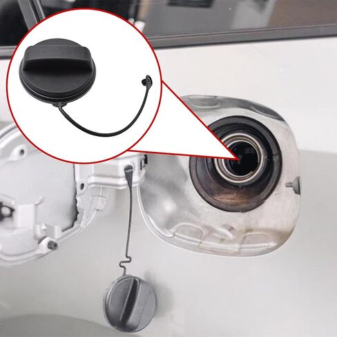 Gas Cap Fuel Tank Cap for Ford Focus MK2 2005-2012 Fuel Petrol Tank Cap Cover Replace 6G919030AD 1Pcs Black in Kuwait