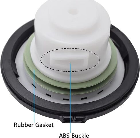 Gas Cap Fuel Tank Cap for Ford Focus MK2 2005-2012 Fuel Petrol Tank Cap Cover Replace 6G919030AD 1Pcs Black in Kuwait